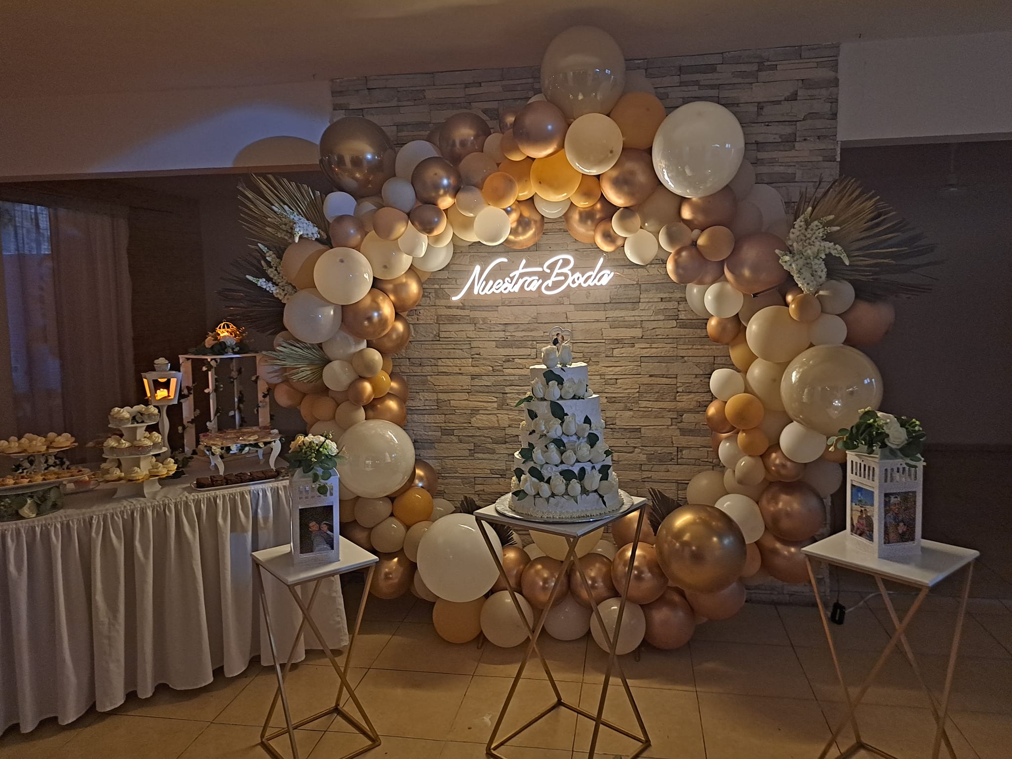 Pastel decorado